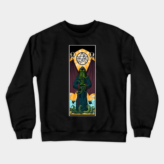 Cthulhu Prayer Crewneck Sweatshirt by thatnickog